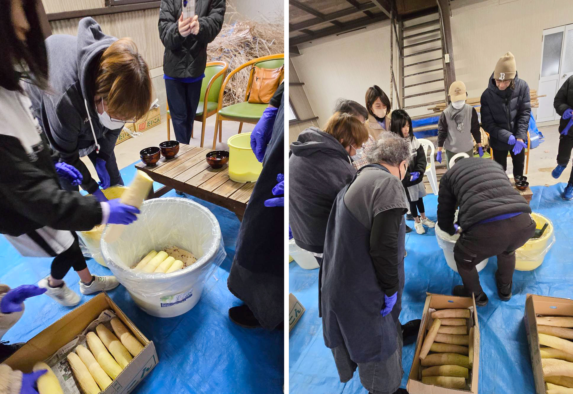 株式会社光会館 たくわん漬け体験